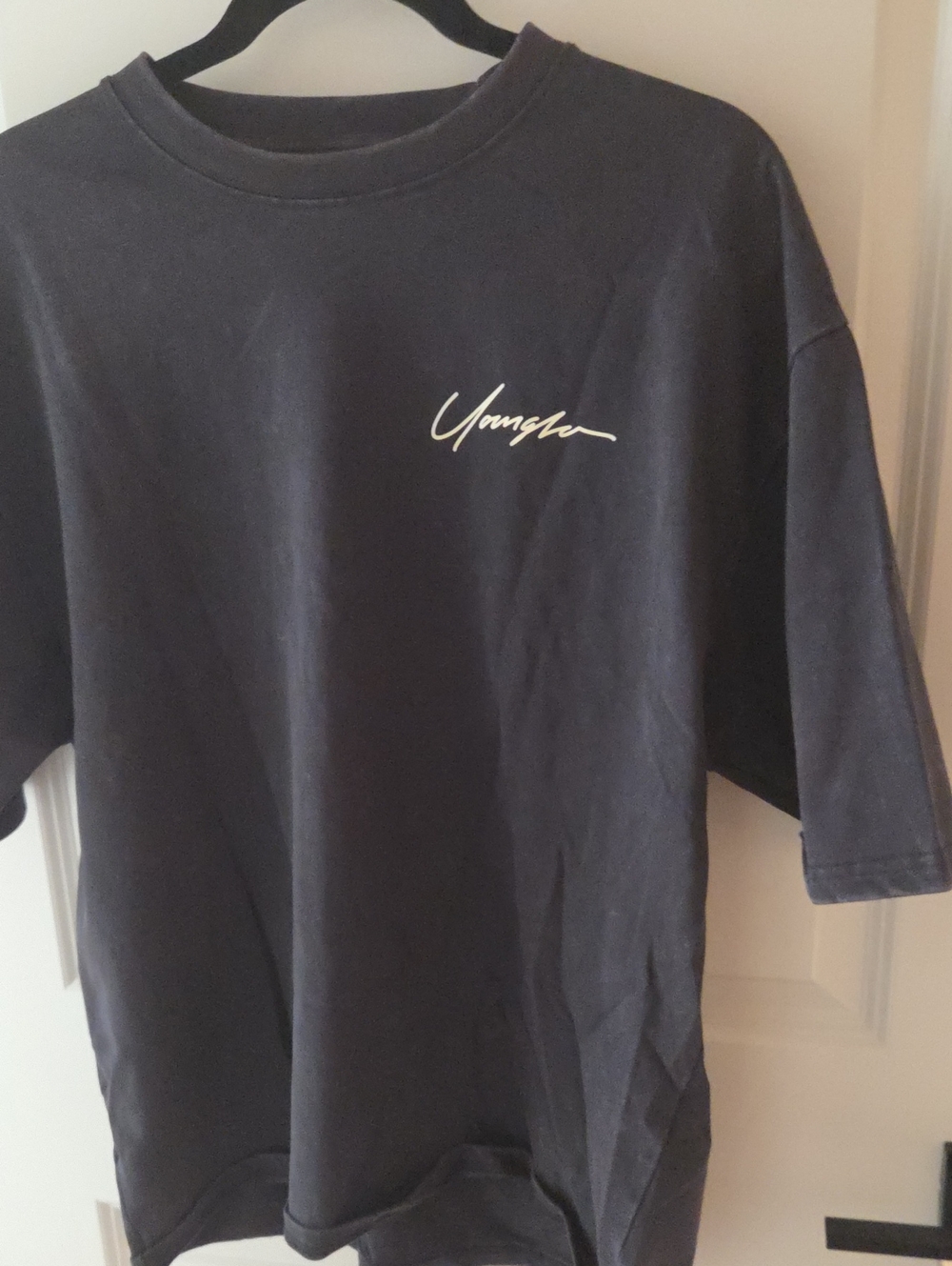 OPEN TO OFFERS!YoungLA Black Tee with White Script Logo
